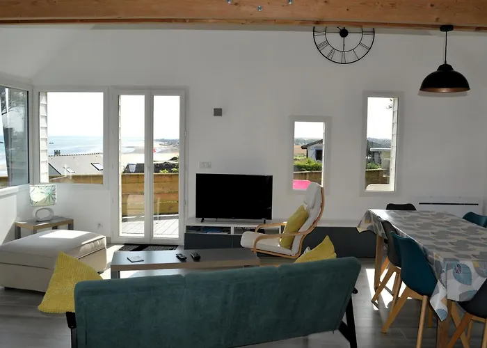 Le Perchoir Avec Vue Mer, A 300m De La Saint-Côme-de-Fresné