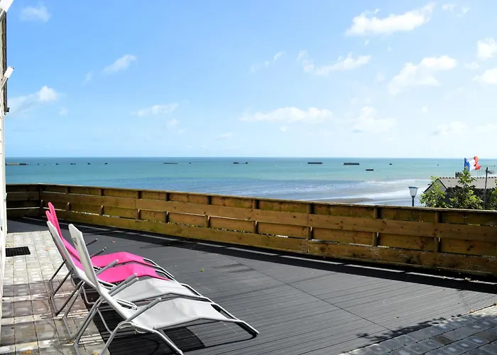 Le Perchoir Avec Vue Mer, A 300m De La Сasa de vacaciones Saint-Côme-de-Fresné