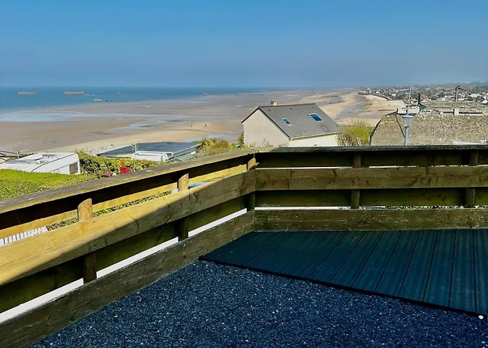 Le Perchoir Avec Vue Mer, A 300m De La Сasa de vacaciones Saint-Côme-de-Fresné